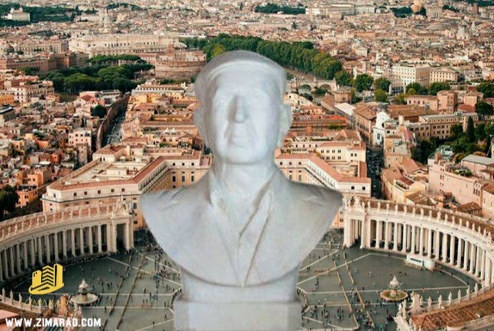 مجسمه ارباب قنبر در ایتالیا